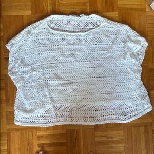 Eight Eight Eight White Boxy Oversized Blouse